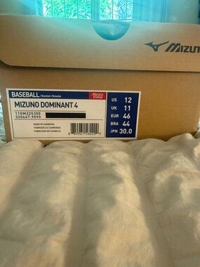 Mizuno Dominant 4 Shoe Box triple black edition